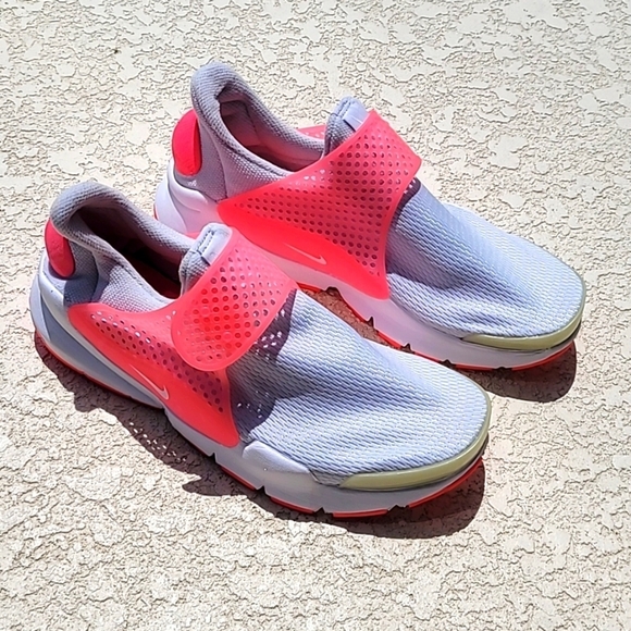 Nike Sock Dart light grey, pink & white - Picture 2 of 7